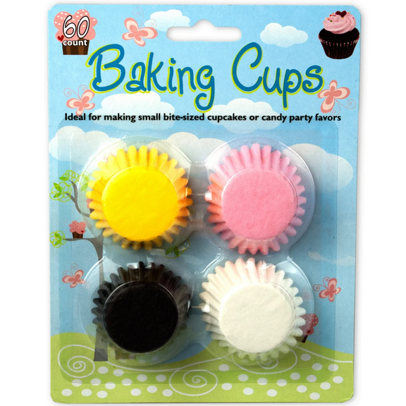 600 Pack Mini Baking Cups Set, Dry Waxed Paper Cups for Easy Release, Perfect for Cupcakes, Muffins, Candy, Nuts, Includes Bite Size Cheesecake Recipe, Pink, Yellow, Brown, White, Bulk