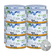600 Pack MyEco CD-R CDR 52X 700MB 80Min Economy Logo Top Write Once Blank Media Record Disc