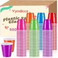 thumbnail image 1 of 600 Pack Plastic Shot Glasses, 2 oz Mini Shot Cups, Disposable Plastic Shot Cups, Multicolor Party Cups for Drinking Tasting Serving Samples Birthday Party Supplies Picnic, 6 Colors, 1 of 7
