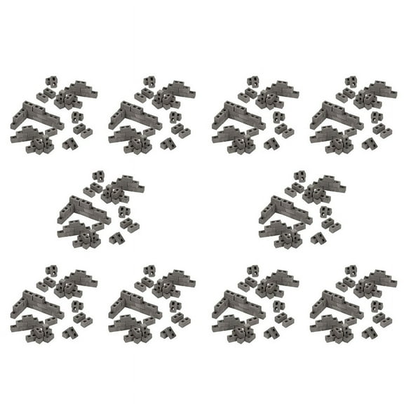 600 Packs Cinder Blocks 1/12 Scale Mini Bricks Concrete Miniature Bricks Tiny Landscaping Accessories