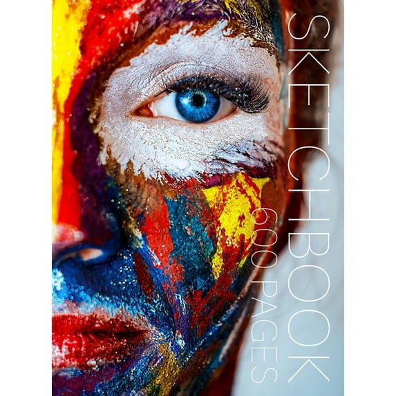 600 Pages Sketchbook: Really Big 300-sheet Large Hardcover Sketchbook for Art Book Lovers, (Hardcover)