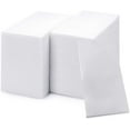 thumbnail image 1 of 600 Paper Towels Cloth-Like Hand Tissue Paper Napkins, Disposable Hand Towels for Bathroom Guests, Disposable Face Towel for Guest, Washcloths or Dinner Napkin, Made in USA, White, 1 of 8