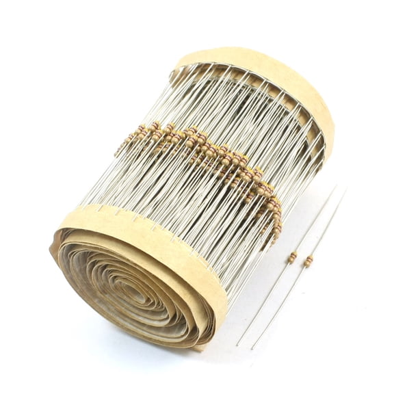 600Pcs 1/8Watt 470 Ohm 5% Tolerance Axial Type PCB Through Hole Mounting Carbon Film Fixed Resistors