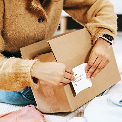 600 Pcs 6 Up Labels,4" x 3-1/3" Shipping Address Labels for Laser & Inkjet and Copier Printer, 100 Sheets 6 Labels per Page Sheets Blank Mailing Labels, 6 per Sheet Barcode Labels Sticker