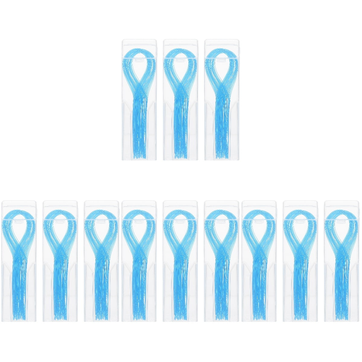 Eease 600 Pcs Floss Threaders Braces Floss Threaders Portable Dental Floss Threaders