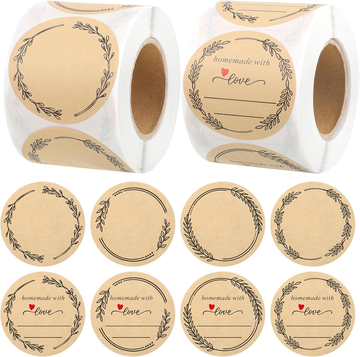 Sticker Label For Containers 600 Pcs Canning Labels 2