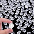 thumbnail image 1 of 600 Pcs Clear Fake Ice Rocks,Happon Acrylic Fake Crushed Ice Rocks Diamonds Gems DIY Crafts Vase Fillers for Table Scatters, Vase Filler, Wedding Party Centerpieces, 1 of 7
