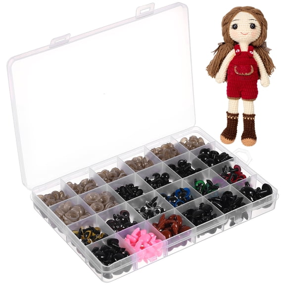 600 Pcs Crochet Eyes Craft Eyes Safety Eyes Crochet Eyes Button Eyes Safety Eyes For Crocheting Animals