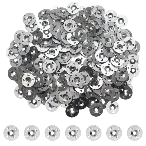 600 Pcs Foam Board Fasteners Washers for Foam Board Panels 1-1/8 Inch Metal Washer Galvanized Steel for Fixing Fastening Installation
