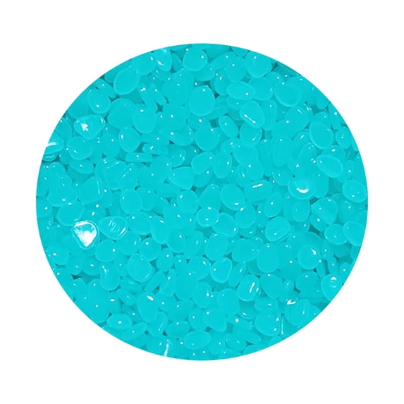 600 Pcs Glow in The Dark Rocks, Glow Stones Glowing in The Dark Pebbles Outdoor Decor Fish Tank Gravel Rocks Decoration