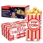 600 Pcs Paper Popcorn Bags, 1 oz Popcorn Bags Individual Servings, Bulk Pop Corn Sleeves for Pop Corn Machine, Movie Night, Cinema, Carnival, Party, Concessions 600