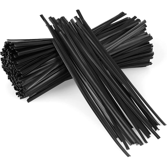 600 Pcs Plastic 5" Twist Ties for Bags, Wire Ties Reusable Twist Bread Ties for Household and Office Use