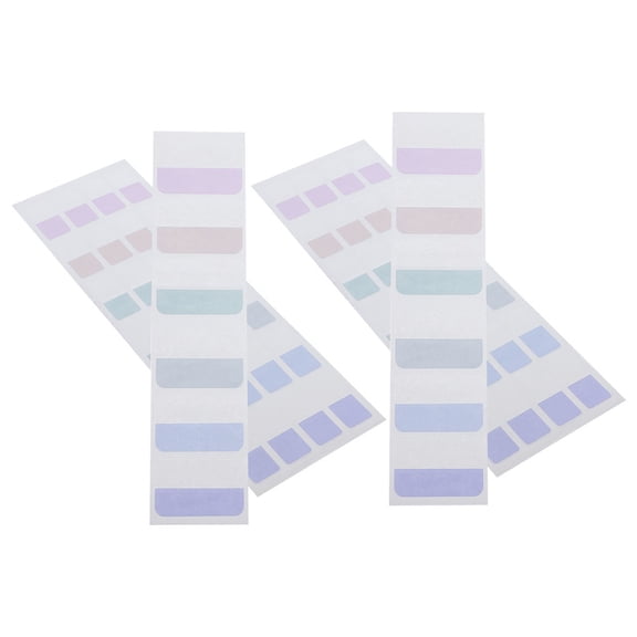 FENGGUIQU 600pcs Assorted Color Sticky Tabs Book Highlighter for Students