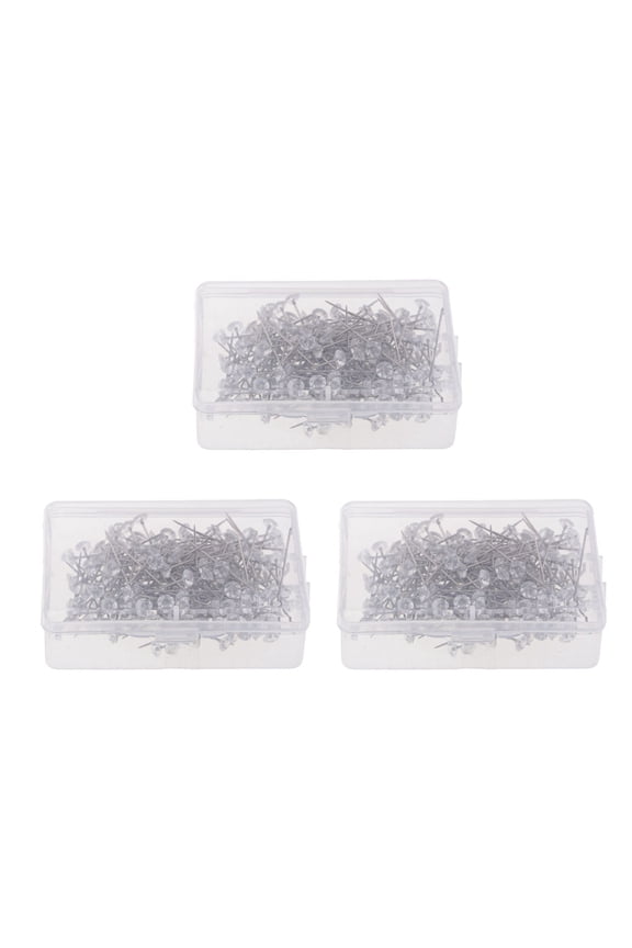 600 Pieces Clear Crystal Diamond Pin Wedding Corsage Pins Boutonniere