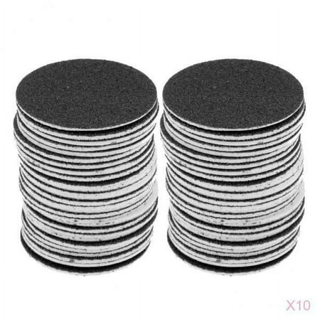 600 Pieces Disposable Round Foot Rasp Discs for Electric Foot File