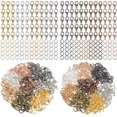 600 Pieces Lobster Clasps and Open Jump Rings Set Lobster Claw Clasps