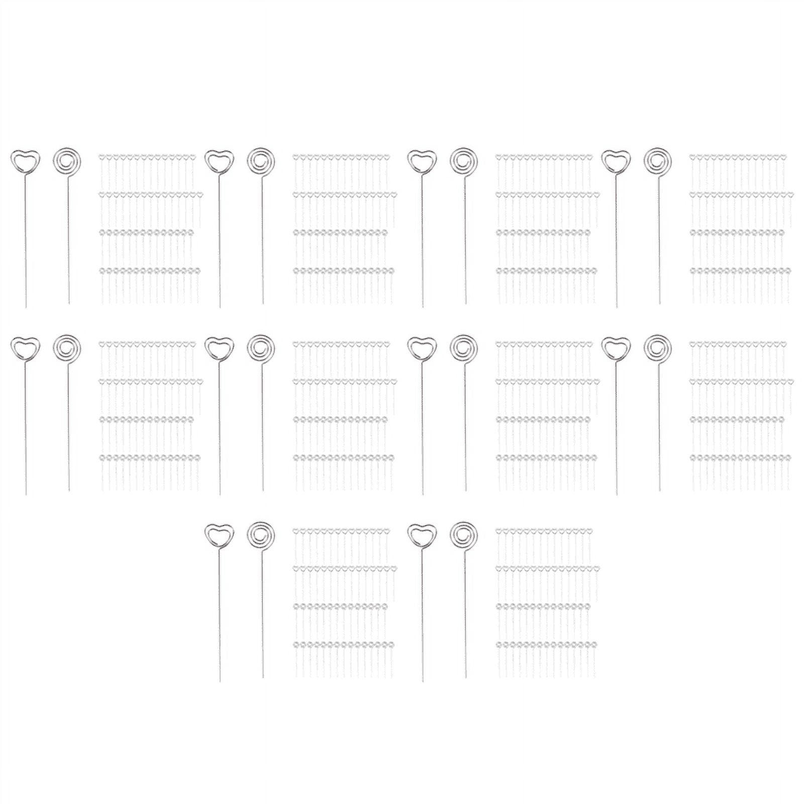 600 Pieces Metal Wires Memo Clip Note Card Holders Table Number Clip Photo Stand for Wedding