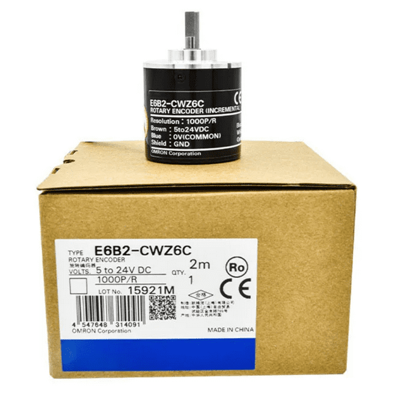 600 Pulse Photoelectric Incremental Optical Rotary Encoder 5V-24V AB 2 Ph Shaft