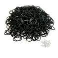 thumbnail image 1 of 600 Refillable BLACK Rubber Loom Band for Bracelet Necklace DIY, 1 of 2