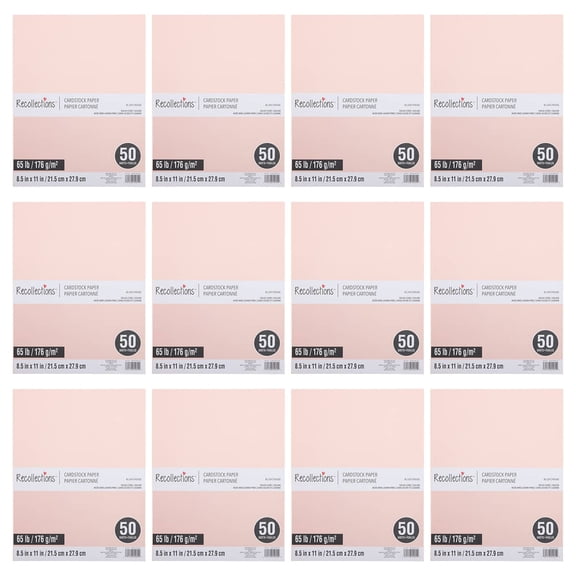 Recollections 600 Sheets Roses 8.5" x 11" Cardstock Paper - Acid and Lignin Free Paper for Scrapbooks, Arts & Crafts - Bulk Pack