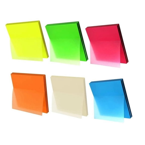 600 Sheets Transparent Sticky Notes,12Pad Clear Sticky Notes 3 X 3 Inches For Annotating Books, Waterproof Self-Adhesive