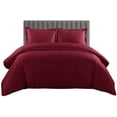 thumbnail image 1 of 600 TC 100% Egyptian Cotton Duvet Cover Zipper Closur Ultra Soft Durable and Fade Resistant Color Burgundy Solid size Queen, 1 of 2