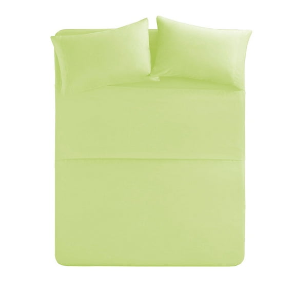 600 TC 100% Nature Grown Cotton Solid Sage, Twin (36"x 72") Sleeper Sofa Sheet Set with 6 Inch Drop Length