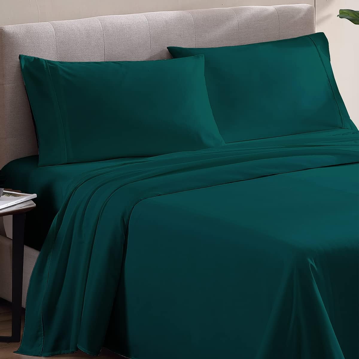 600TC Egyptian Cotton RV Camper RV Sheets 4 Piece Bed Set for