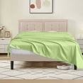 thumbnail image 1 of 600 Thread Count 100% Egyptian Cotton 3-Piece Flat Sheet (1 Flat + 2 Pillow Covers) Size Olympic-Queen Color Sage Solid, 1 of 5