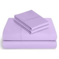 thumbnail image 1 of 600-Thread-Count 100% Egyptian Cotton Sheet Set, 4-Piece Sheets Sets, 12" Deep Pocket of Fitted Sheet - Twin, Lilac Solid, 1 of 7