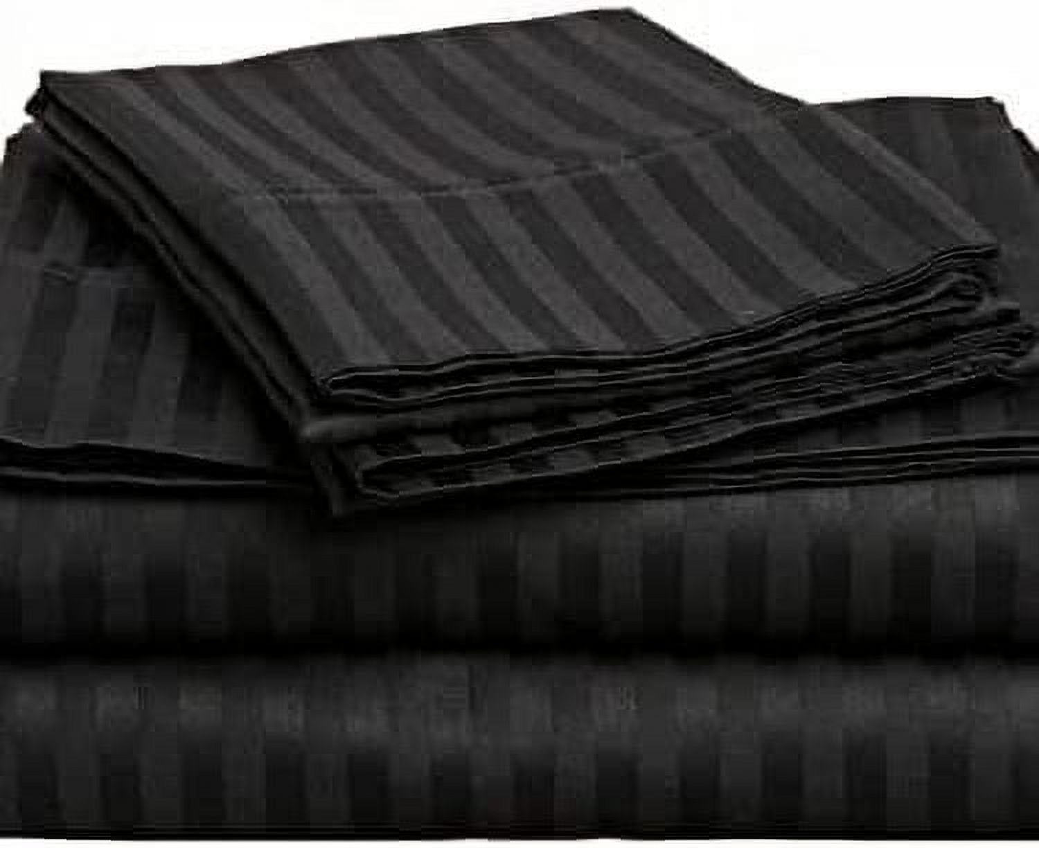 600 Thread Count 3 Piece ( 1Fitted Sheet + 2 Pillow Cases ) Fitted