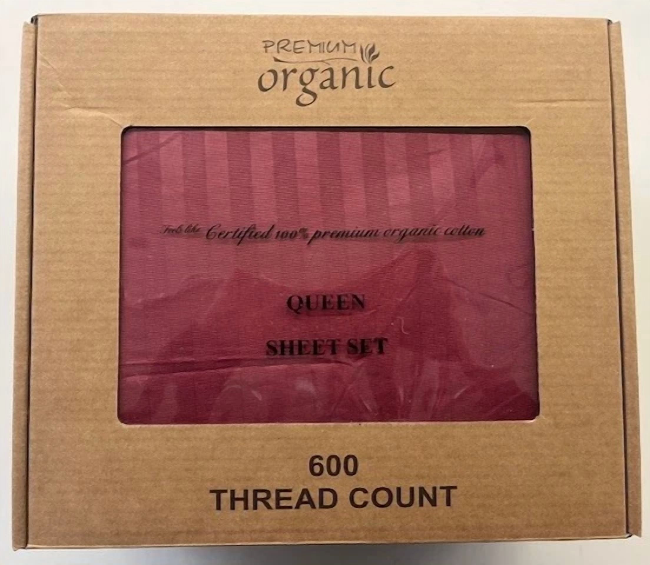600 Thread Count Sheet Sets,Made By Premium Organic, 100% Cotton, For ...