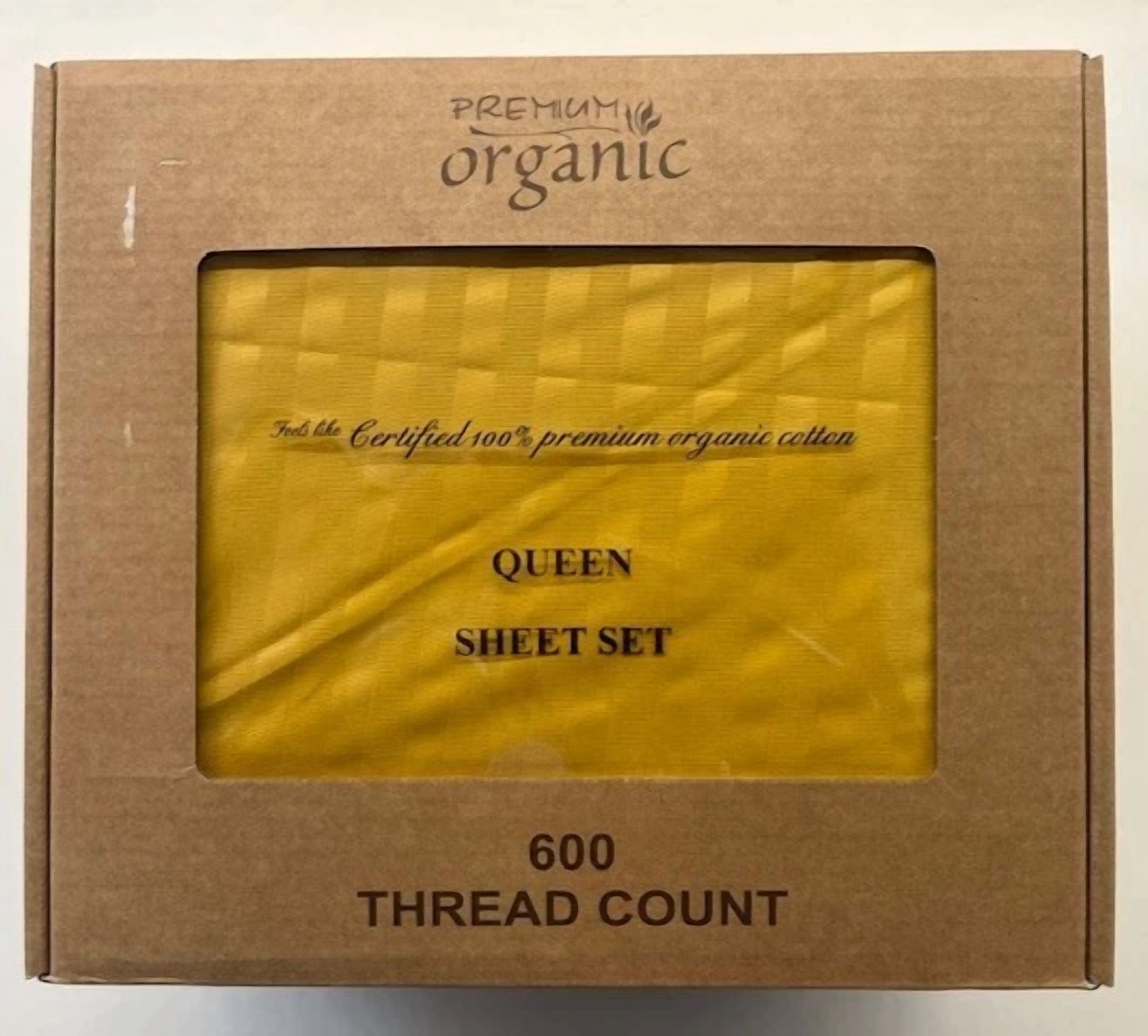 600 Thread Count Sheet Sets,Made By Premium Organic, 100% Cotton, For ...