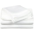 thumbnail image 1 of 600 Thread-Count Wrinkle-Resistant Cotton-Blend Sheet Set White / Cal King, 1 of 1