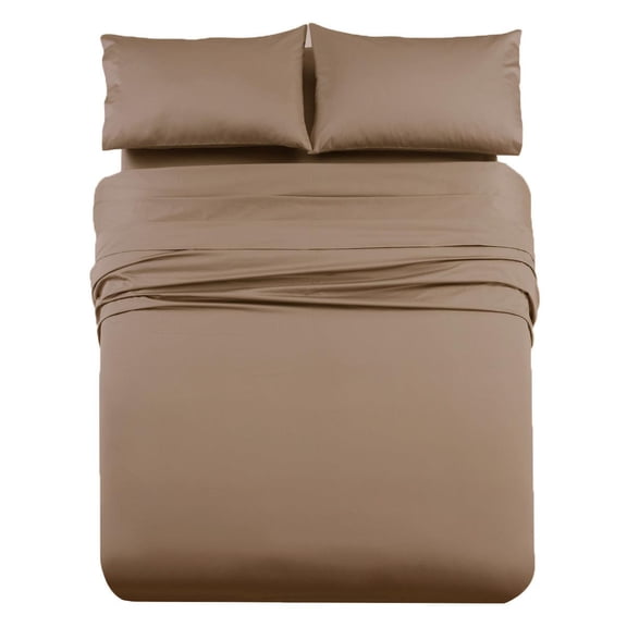 600 Thread count Cool Tencel Lyocell Sheet Sets by Abripedic™-Twin XL -Taupe