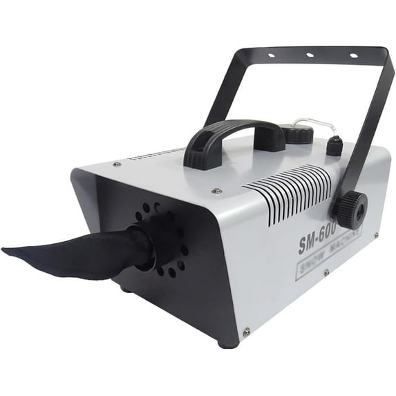 600 W Snow Machine, Commercial Snow Machines, Portable Effect Machines with Remote Control and 1L Tank, Coverage: 30 m³, for Christmas, Wedding, Photography, Party, Children