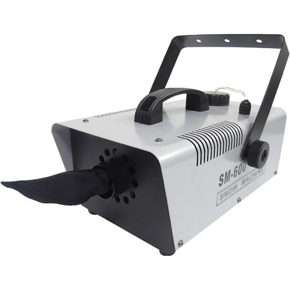 600 W Snow Machine, Commercial Snow Machines, Portable Effect Machines with Remote Control and 1L Tank, Coverage: 30 m, for Christmas, Wedding, Photography, Party, Children