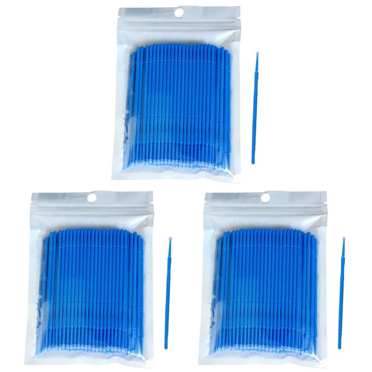 600 pcs Grafting Applicators Brush Extension Wands SwaSize For Brushes