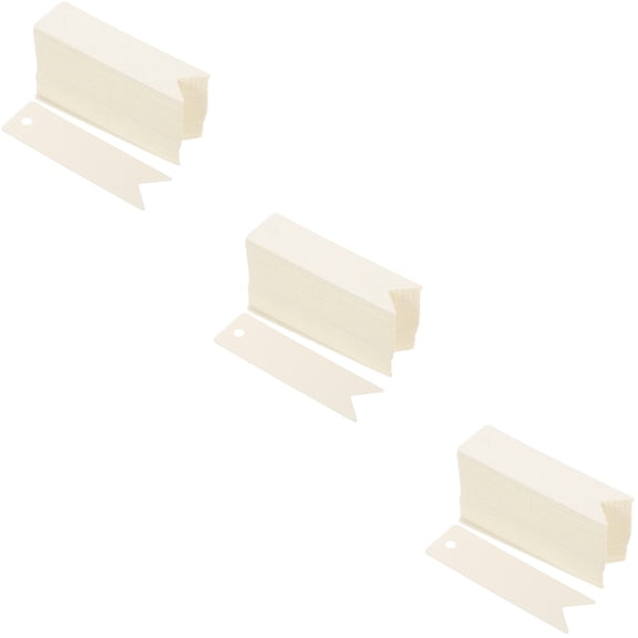 CIMAXIC White Hanging Price Tags, Simple Design, Perfect for Display, 600Pcs