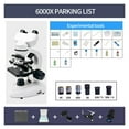 thumbnail image 1 of 6000-15000X Biological Zoom HD Microscope Digital LED Lab Compound Microscope With Wide-Field 10X And 50X Eyepieces For Lab ,Wide and Clear Vision, 1 of 7