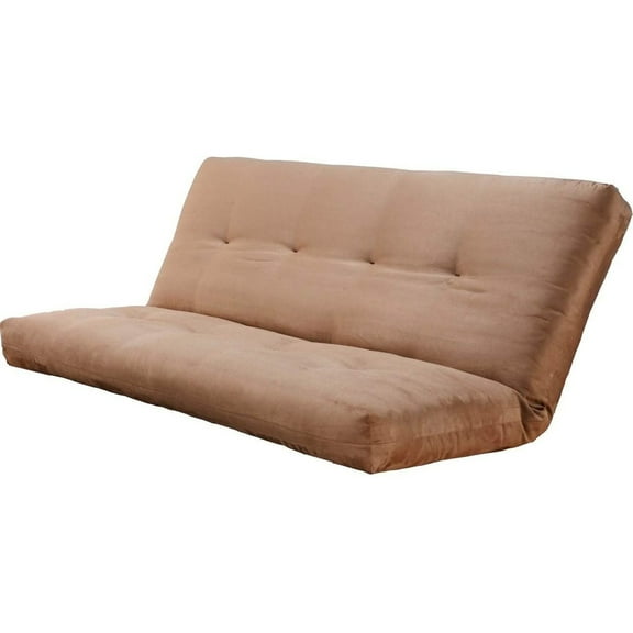 #6000 276 Coil Hinged Queen Mattress Suede Peat Kodiak Furniture