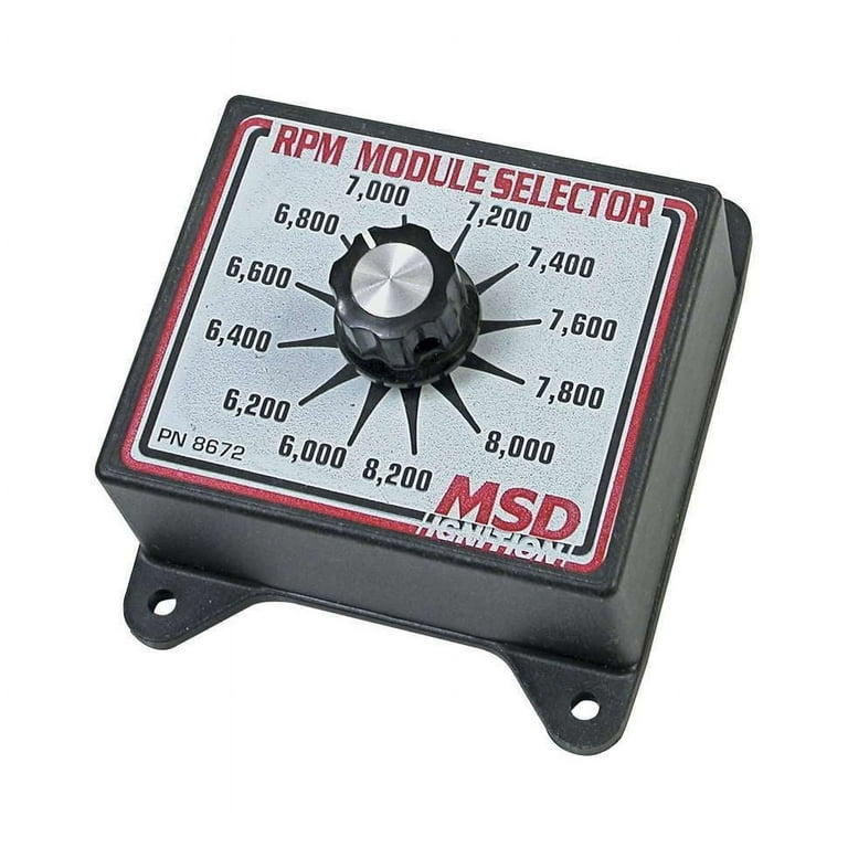 MSD 6000-8200 RPM Module Selector MSD 6000-8200 RPM Module Selector