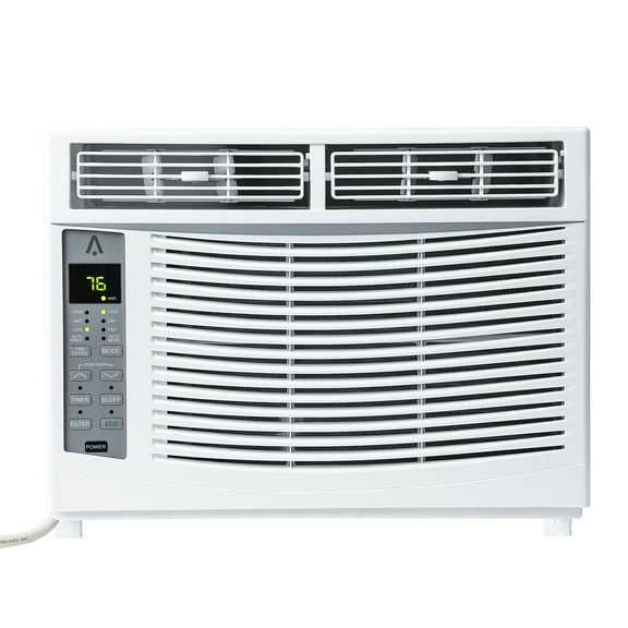 6000 BTU WiFi Window Air Conditioner for Small Rooms - Remote + App Control, UL Certified, Cools 250 Sq.Ft, Bedroom/Office