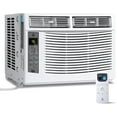 thumbnail image 1 of 6000 BTU Window Air Conditioner, Quiet Cooling for Rooms Up to 350 Sq. Ft., 3 Fan Speeds, Sleep Mode, 24H Timer, Auto Restart, Energy-Saving Window AC Unit with Remote Control, Easy Installation, 1 of 8