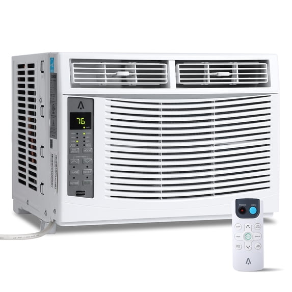 6000 BTU Window Air Conditioner with WiFi, 3 in-1 Energy Saving Window AC Unit with Remote & App Control
