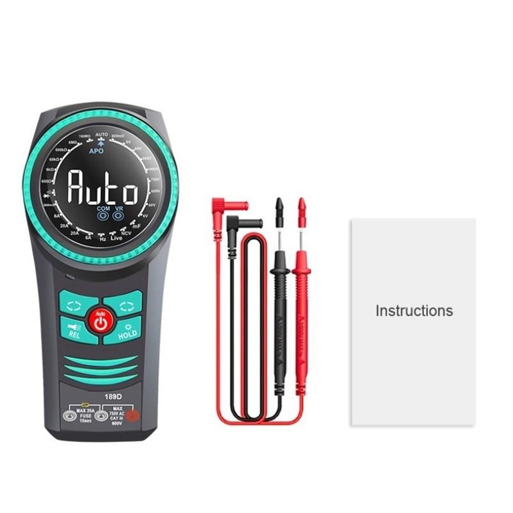 True Rms Multimeter Ac Test 6000 Counts Multimeter Ac Dc Multimeter For Electrical Testing Non ...