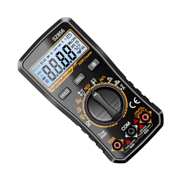 6000 Counts SZ856 Digital Multimeter With NCV Tester And Double Fuses Protections For Professional Use