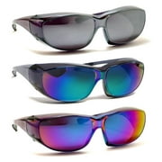 6000 Large Fit Over Safety Glasses Fitover Prescription Eyewear Men Women Wrap Around Tinted Anti Fog Scratch Glare