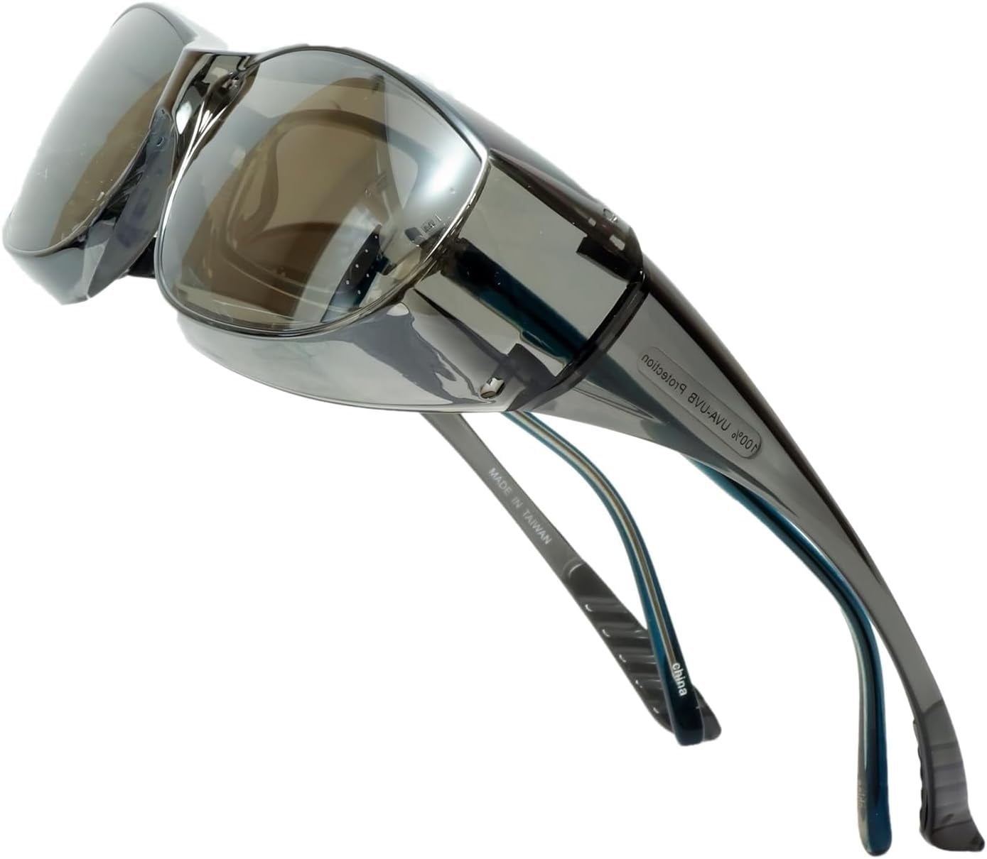 Calabria 6000 Large Fit Over Sonnenbrille – UV-Schutz, Gelb