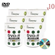 6000 Pack Smartbuy 16X DVD-R 4.7GB 120Min Shiny Silver Non-Printable Data Blank Media Recordable Disc